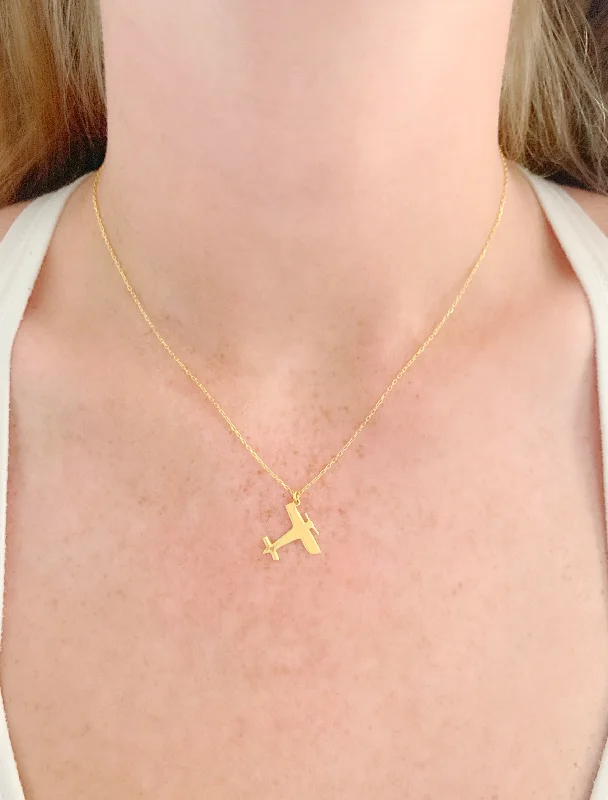 Airplane Necklace