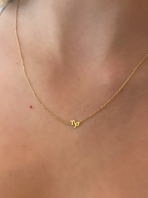 Capricorn Zodiac Necklace