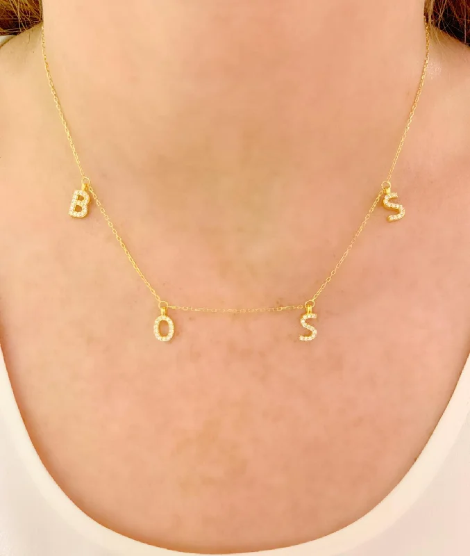 B-O-S-S Necklace