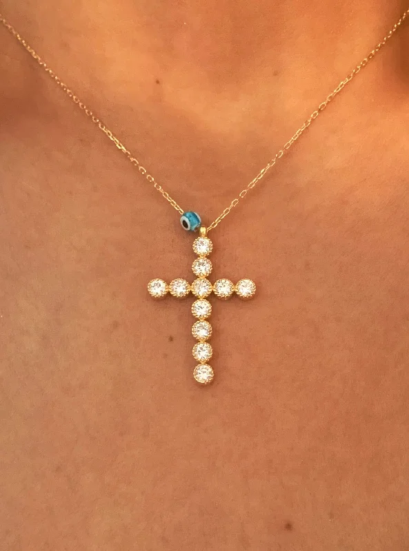 Diamond Cross Necklace