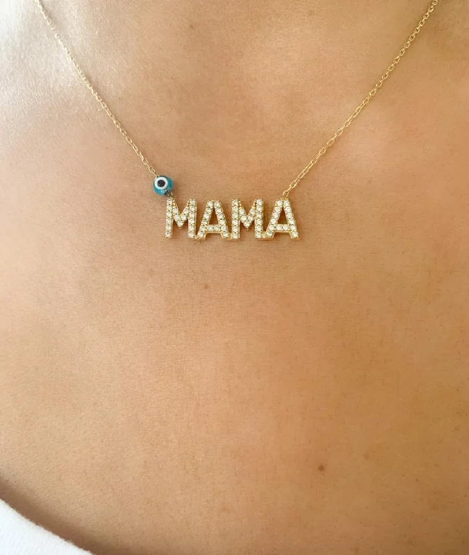 Diamond MAMA Necklace