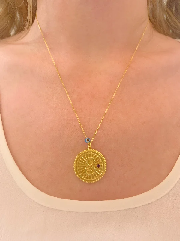 Karma Medallion Necklace