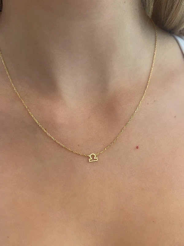 Libra Zodiac Necklace