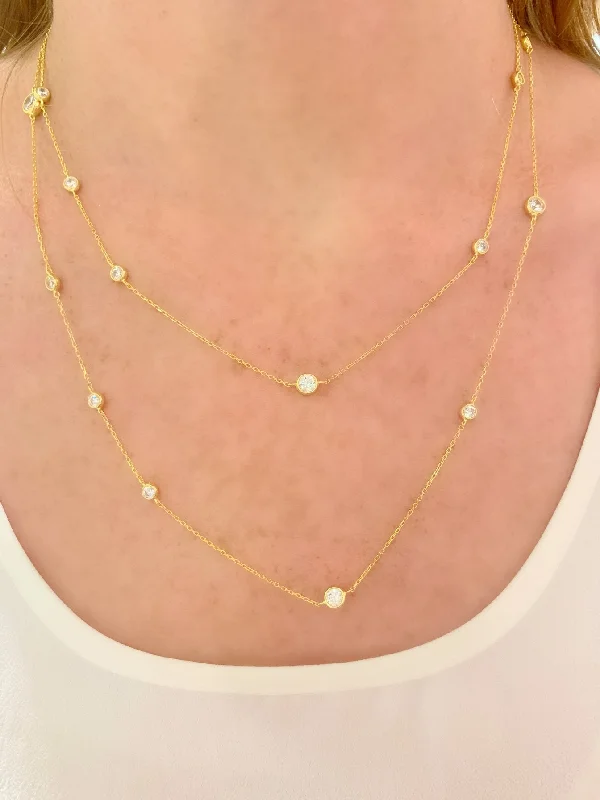 Long Glint Necklace