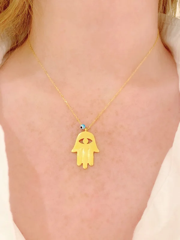 Lucky Hamsa Necklace