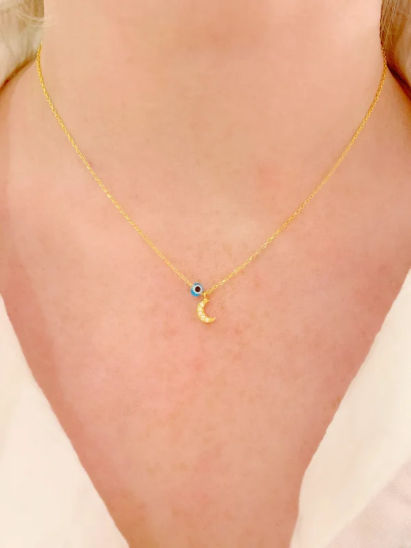 Mini Moon Necklace