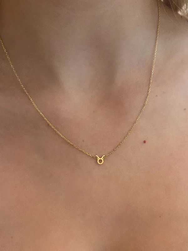 Taurus Zodiac Necklace