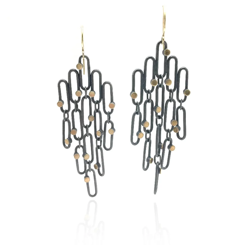 Confetti Grid Earrings - Large