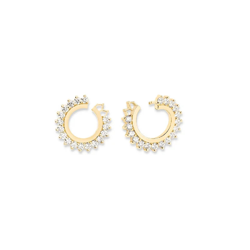 Diamond Forward Facing Hoops