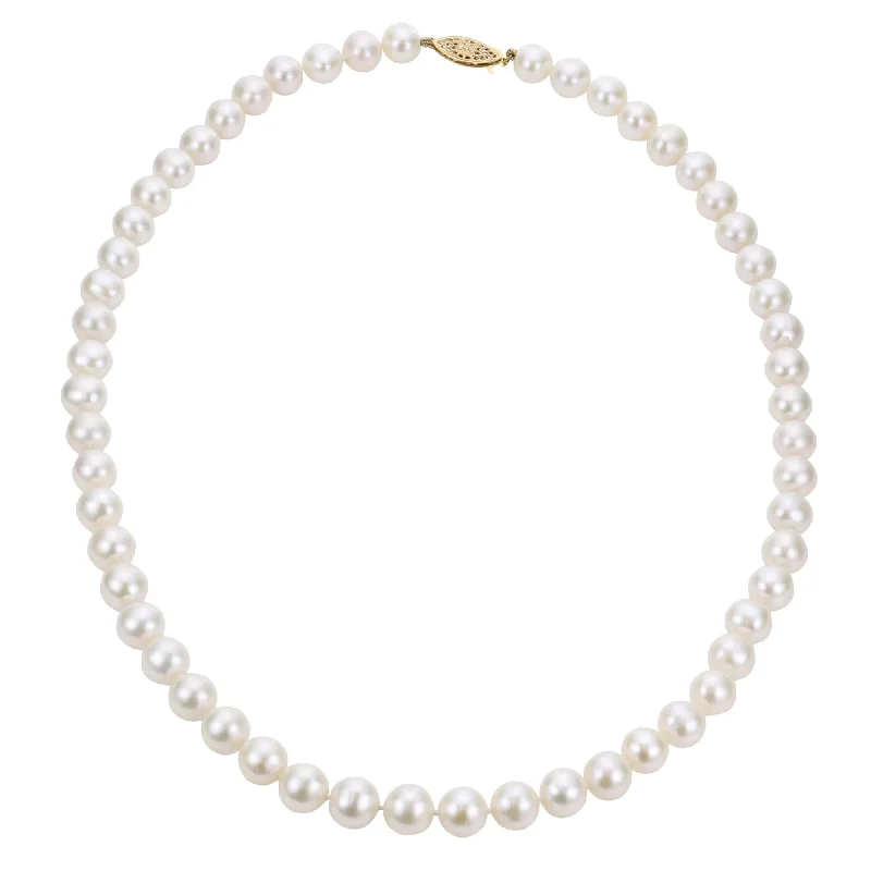 Freshwater Pearl Strand Necklace- 5 - 5.5 mm