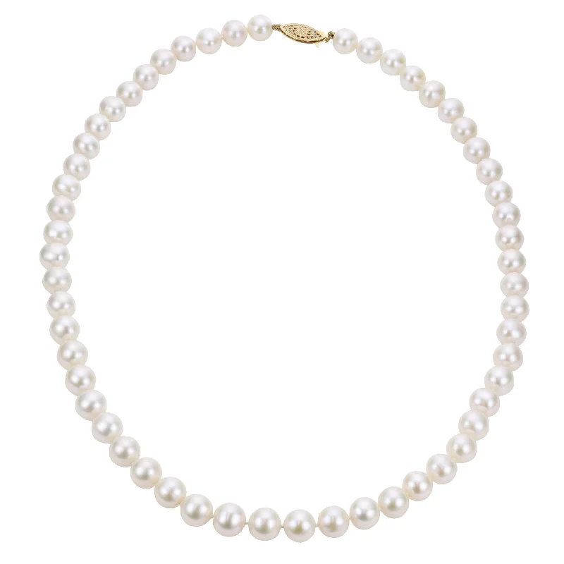 Freshwater Pearl Strand Necklace- 6-6.5 mm