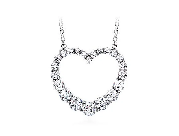 Hearts On Fire Diamond Heart Necklace