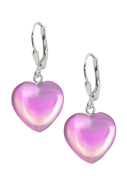 Crystal Heart Earrings