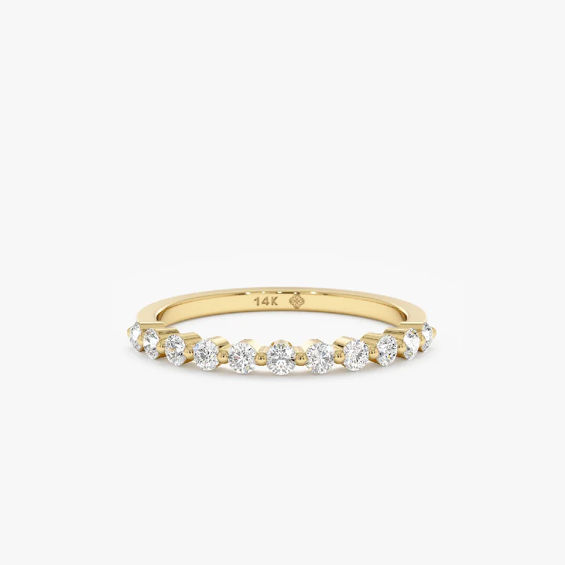 Solid Gold Diamond Dot Ring, Bianca