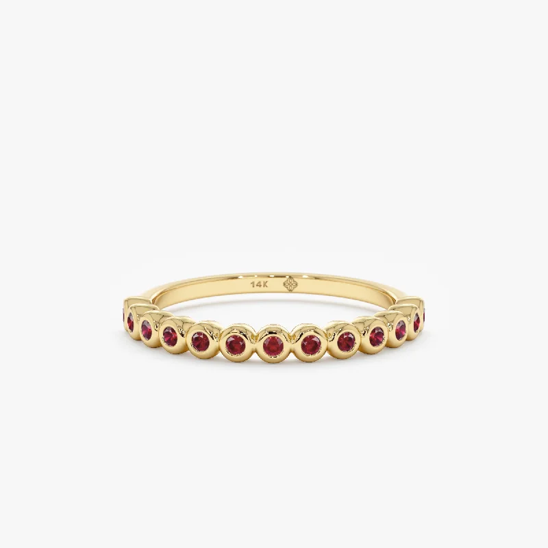 Ruby Half Eternity Band, Arleth