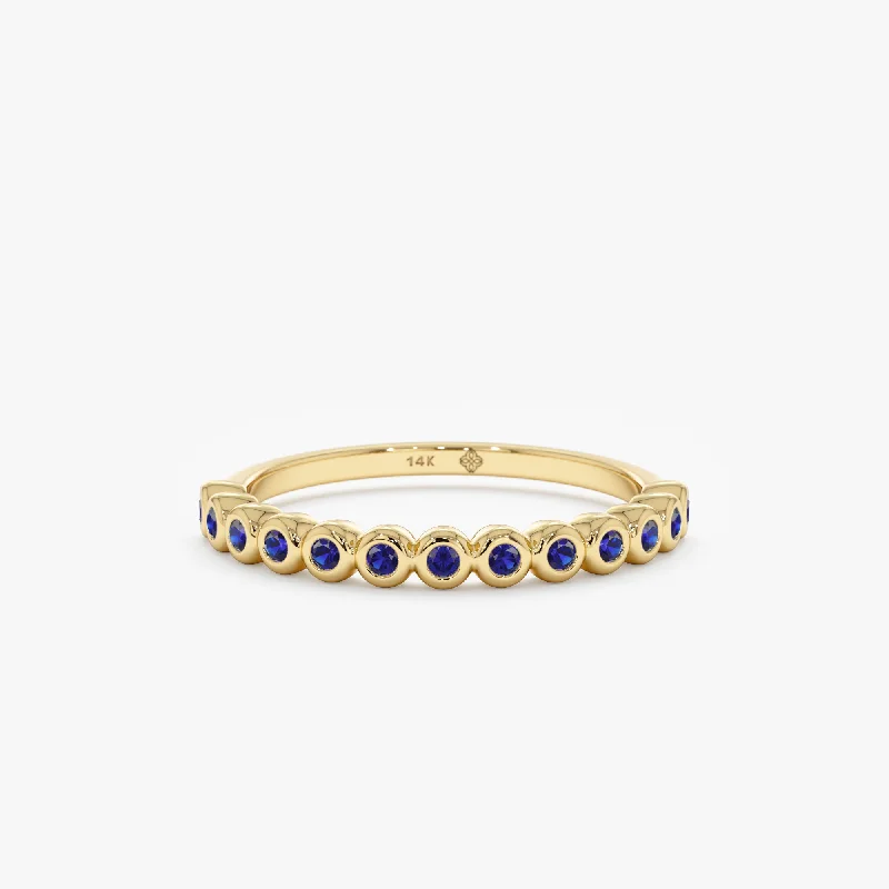 Sapphire Half Eternity Band, Arleth