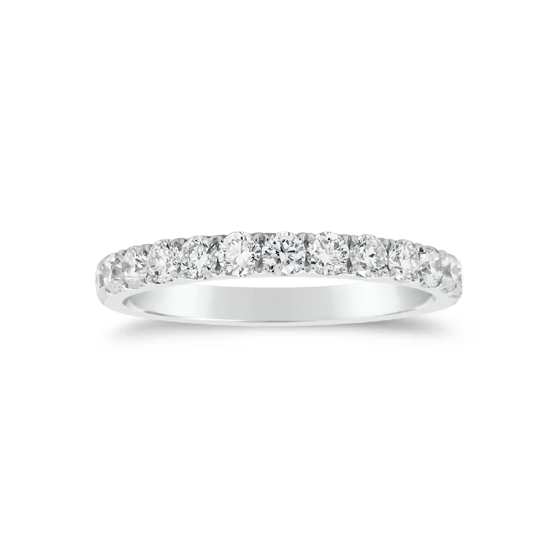 Simple Four Prong-Set Diamond Band