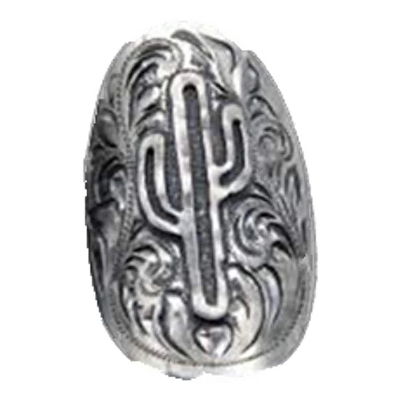 Vogt Silversmiths Western Ring Womens Saguaro Statement Spoon 027-905 - Silver