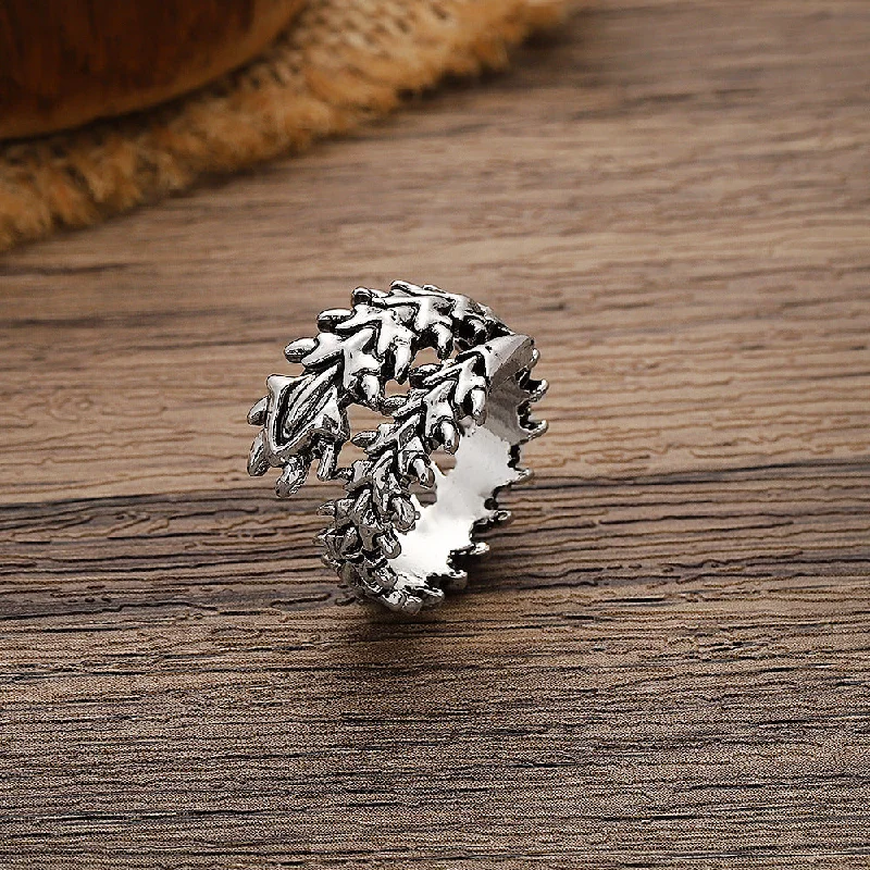 Wholesale Alloy Spine Skull Ring