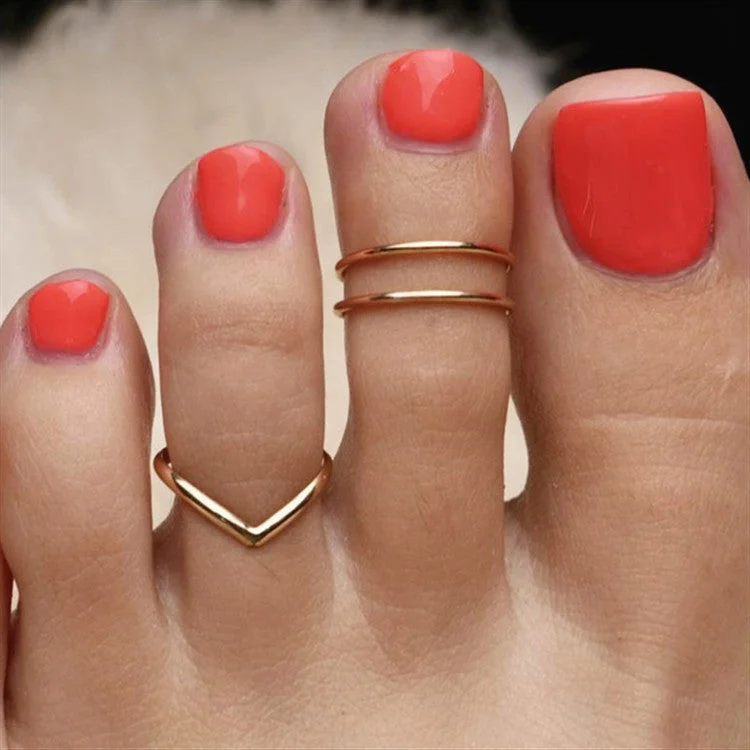 Wholesale Stainless Steel Open Adjustable Foot Ring