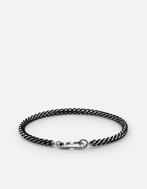 Annex Braided Chain Bracelet, Sterling Silver