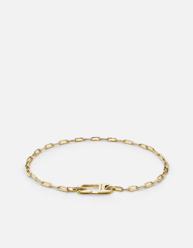 Annex Volt Link Bracelet, Gold Vermeil