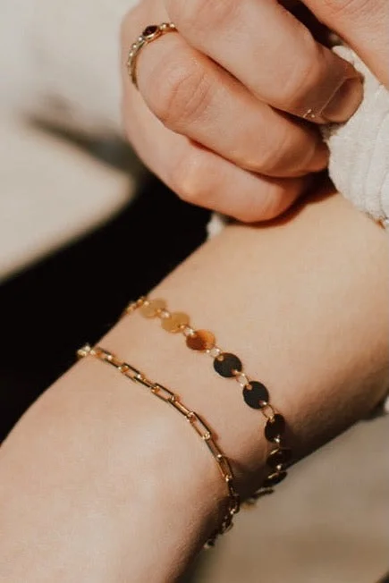 Chloe Gold Filled Coin Bracelet