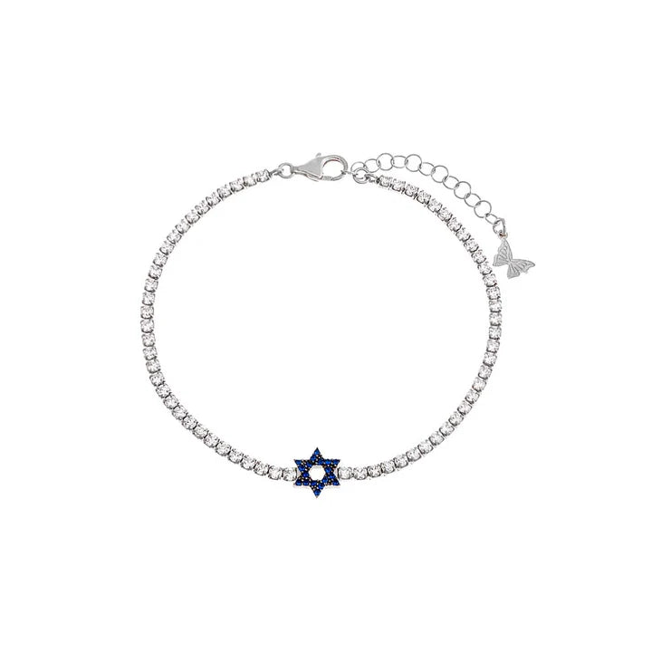 Silver/Sapphire Star