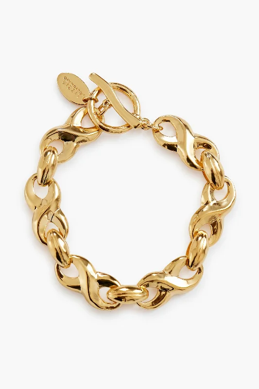 Gold Infinity Link Bracelet