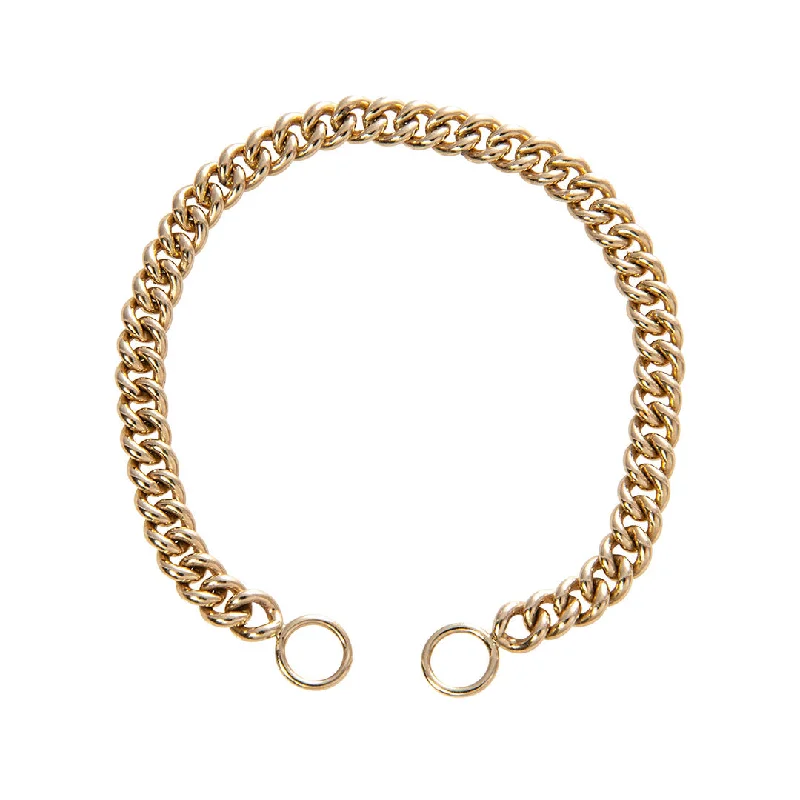 Marla Aaron 14K Gold Heavy Curb Chain Bracelet