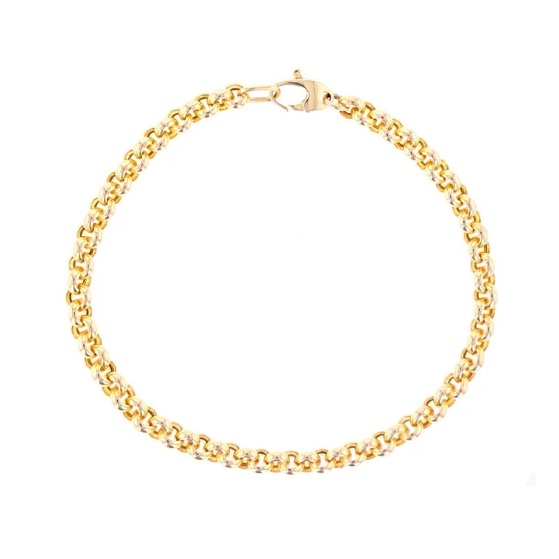 Mr. LOWE Men's 14k Rolo Chain Bracelet