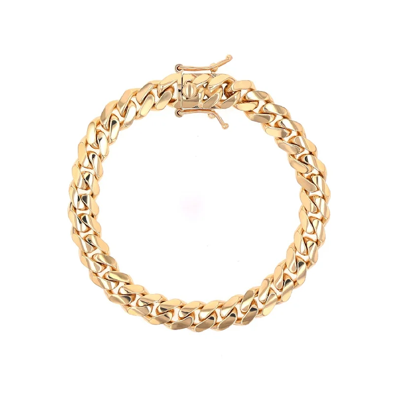 Mr. LOWE Men's 14k Miami Curb Chain Bracelet