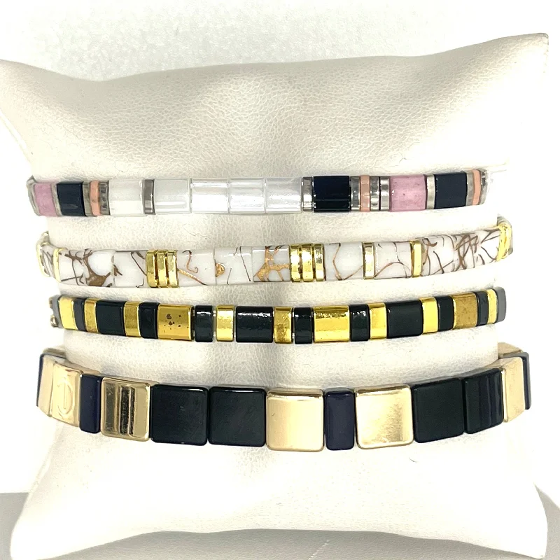 New Stretch Tile Bracelets