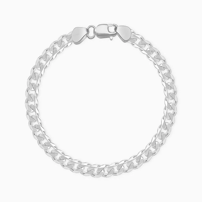 Silver Classic Bracelet for Him